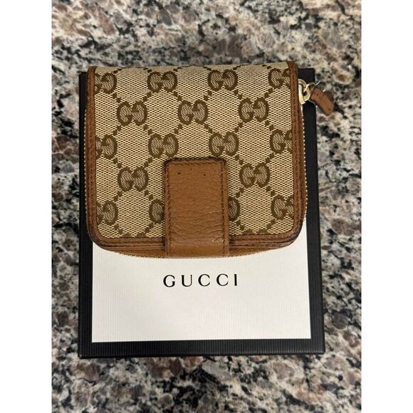 Gucci GG Zip Around Wallet Bifold & Zipper Organizer -324922 - Picture 1 of 12